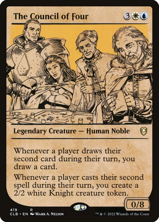 Magic the Gathering Card - The Council of Four - MTG Circle
