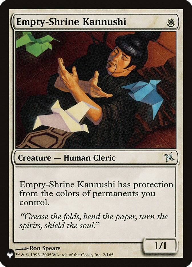 Magic the Gathering Card - Empty-Shrine Kannushi - MTG Circle