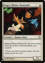 Magic the Gathering Card - Empty-Shrine Kannushi - MTG Circle