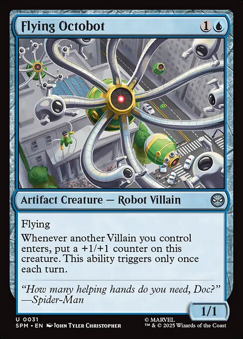 Magic the Gathering Card - Flying Octobot - MTG Circle