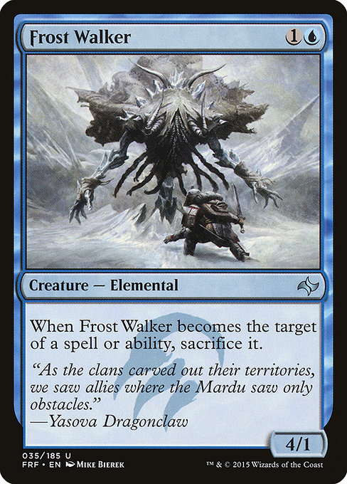 Magic the Gathering Card - Frost Walker - MTG Circle