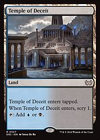 Magic the Gathering Card - Temple of Deceit - MTG Circle