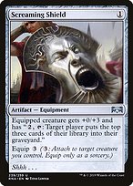 Magic the Gathering Card - Screaming Shield - MTG Circle