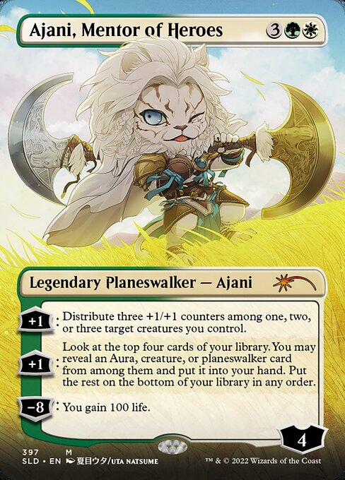 Magic the Gathering Card - Ajani, Mentor of Heroes - MTG Circle