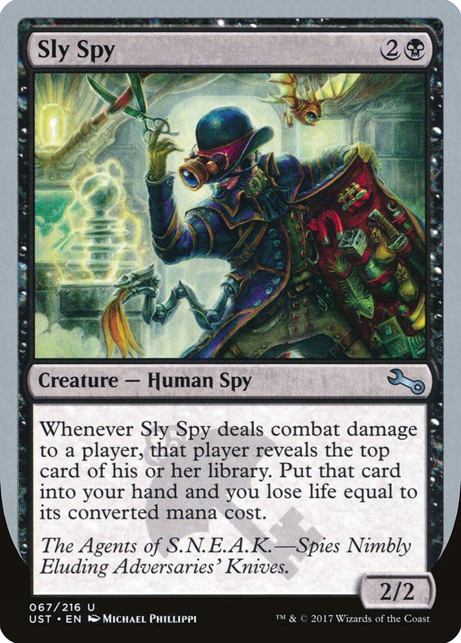 Magic the Gathering Card - Sly Spy - MTG Circle