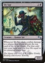 Magic the Gathering Card - Sly Spy - MTG Circle