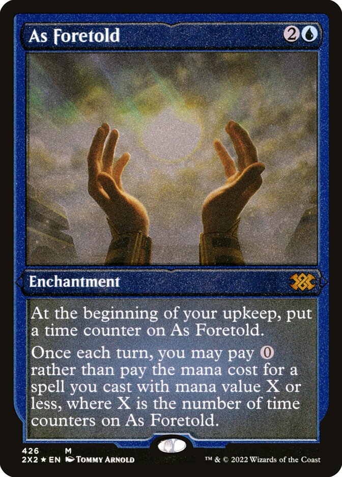 Magic the Gathering Card - As Foretold - MTG Circle
