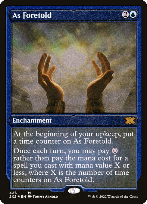 Magic the Gathering Card - As Foretold - MTG Circle