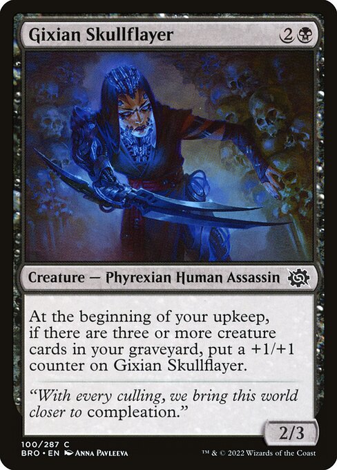 Magic the Gathering Card - Gixian Skullflayer - MTG Circle