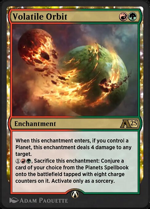 Magic the Gathering Card - Volatile Orbit - MTG Circle