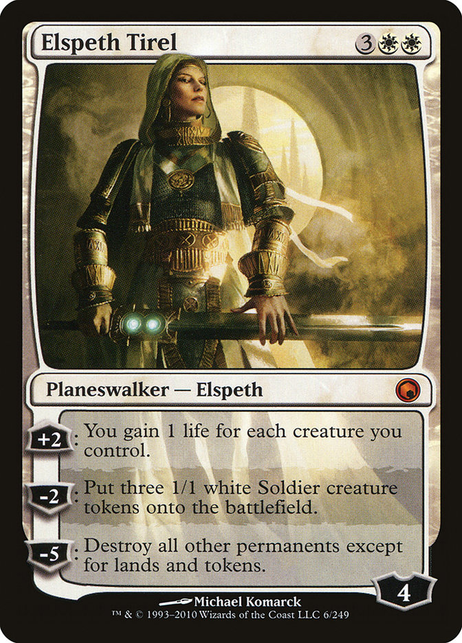 Magic the Gathering Card - Elspeth Tirel - MTG Circle