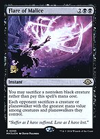 Magic the Gathering Card - Flare of Malice - MTG Circle