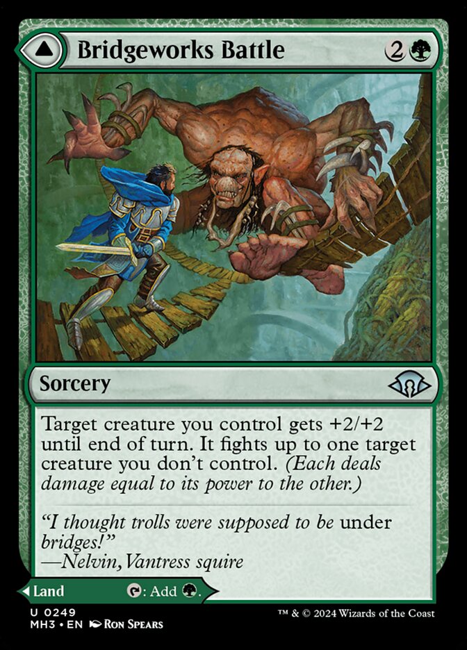 Magic the Gathering Card - Bridgeworks Battle - MTG Circle