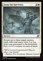 Magic the Gathering Card - Scout for Survivors - MTG Circle