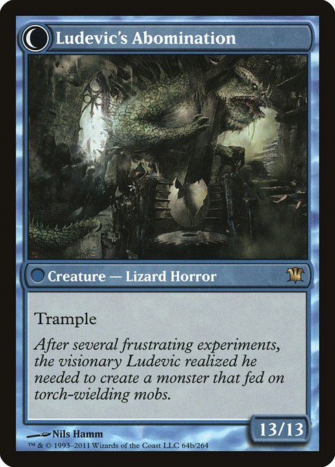 Magic the Gathering Card - Ludevic's Abomination - MTG Circle