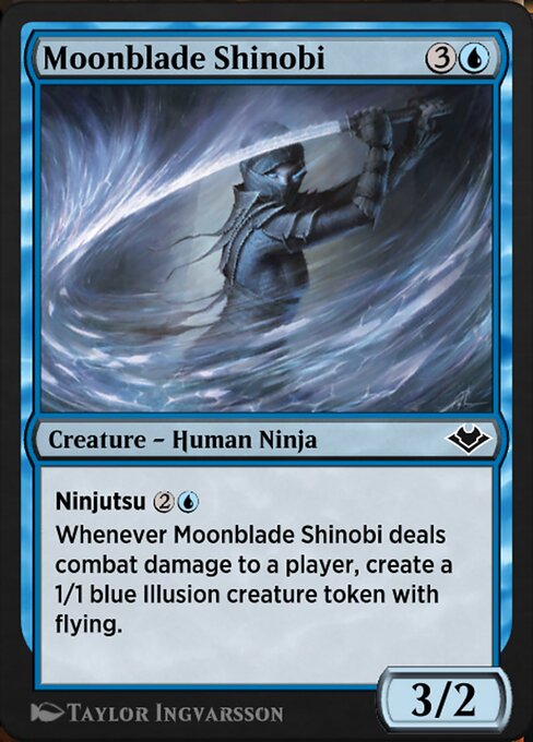 Magic the Gathering Card - Moonblade Shinobi - MTG Circle
