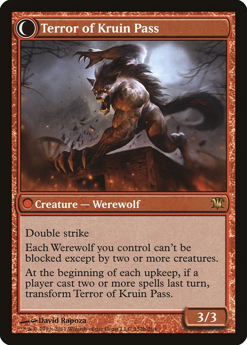 Magic the Gathering Card - Terror of Kruin Pass - MTG Circle