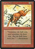Magic the Gathering Card - Raging Bull - MTG Circle