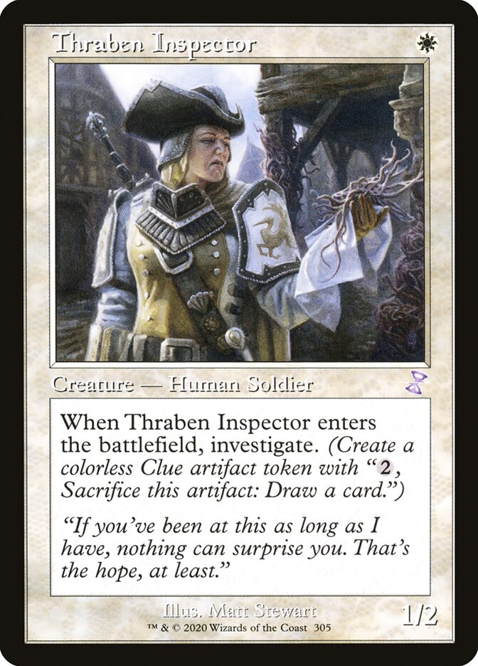 Magic the Gathering Card - Thraben Inspector - MTG Circle