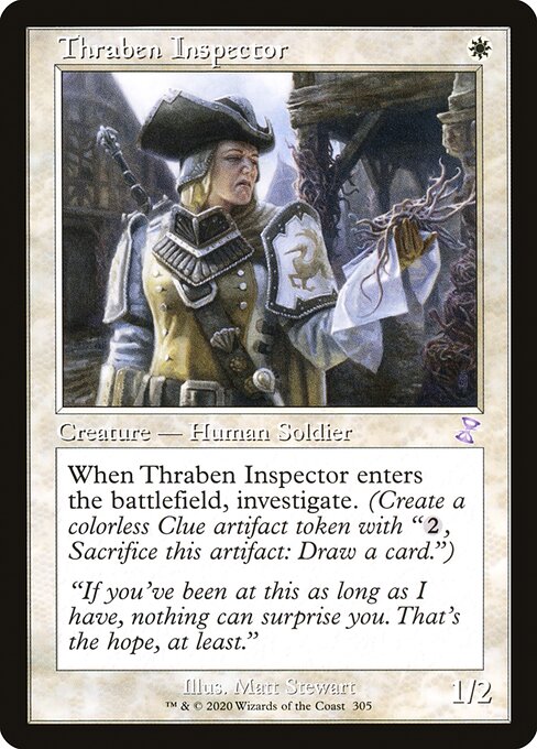 Magic the Gathering Card - Thraben Inspector - MTG Circle