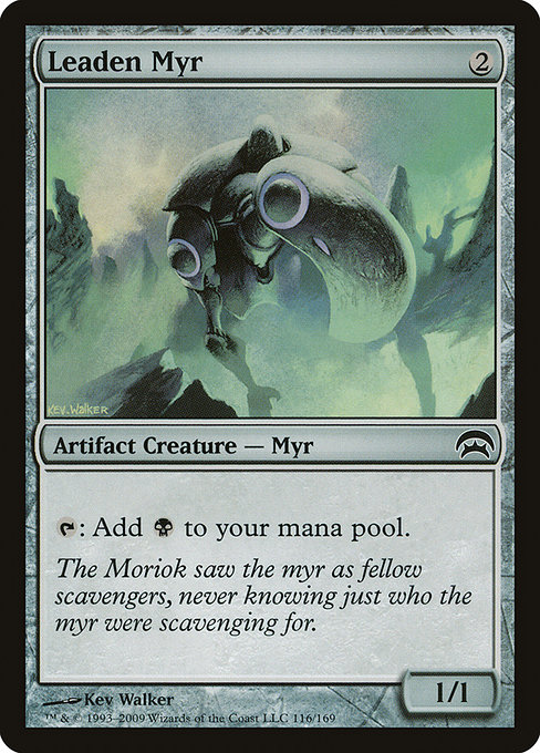 Magic the Gathering Card - Leaden Myr - MTG Circle