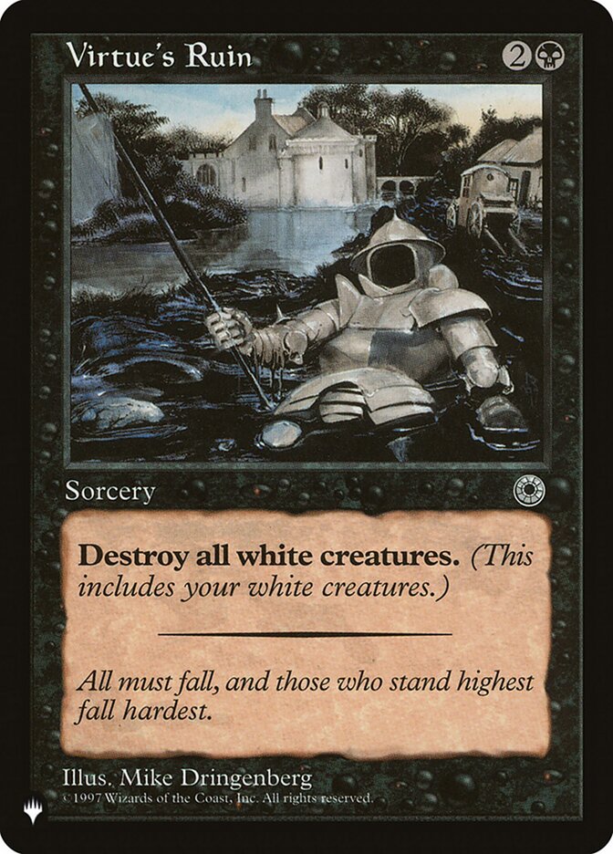 Magic the Gathering Card - Virtue's Ruin - MTG Circle