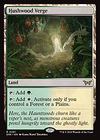 Magic the Gathering Card - Hushwood Verge - MTG Circle