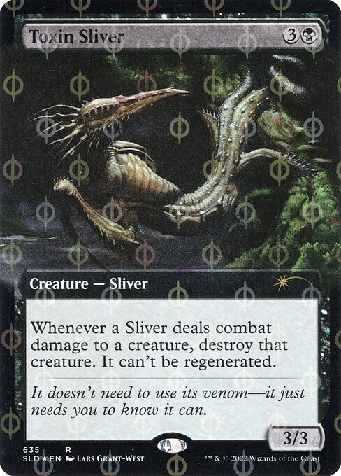 Magic the Gathering Card - Toxin Sliver - MTG Circle