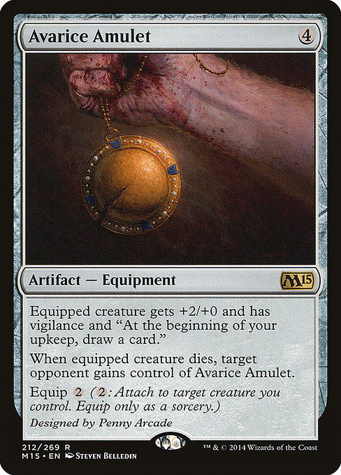 Magic the Gathering Card - Avarice Amulet - MTG Circle