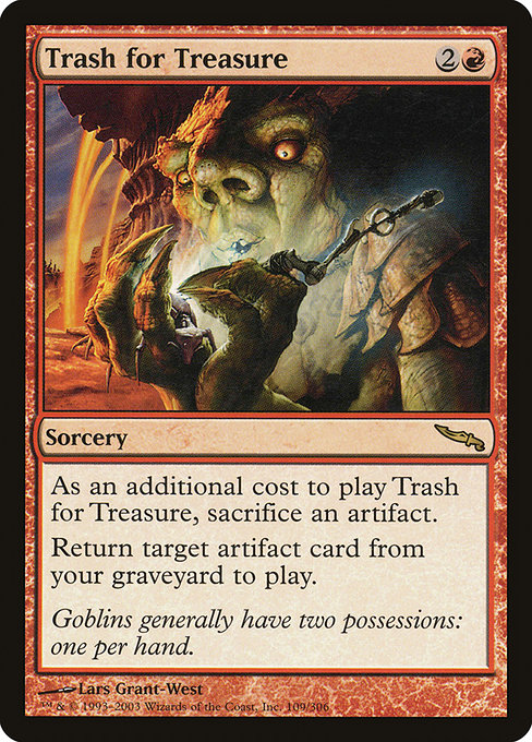 Magic the Gathering Card - Trash for Treasure - MTG Circle