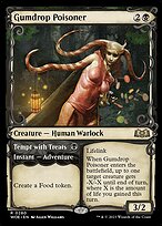 Magic the Gathering Card - Gumdrop Poisoner // Tempt with Treats - MTG Circle