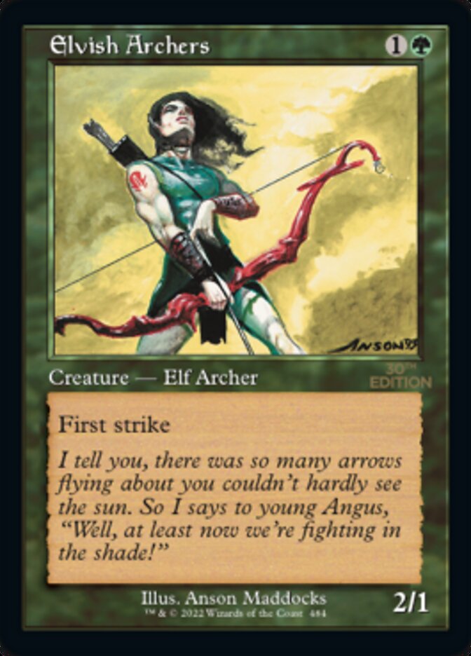 Magic the Gathering Card - Elvish Archers - MTG Circle