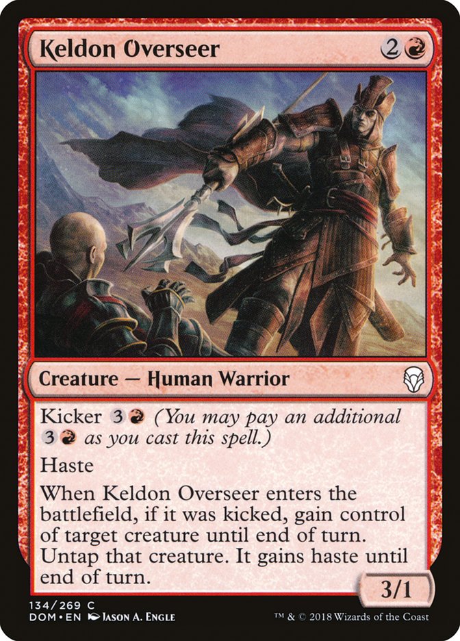 Magic the Gathering Card - Keldon Overseer - MTG Circle