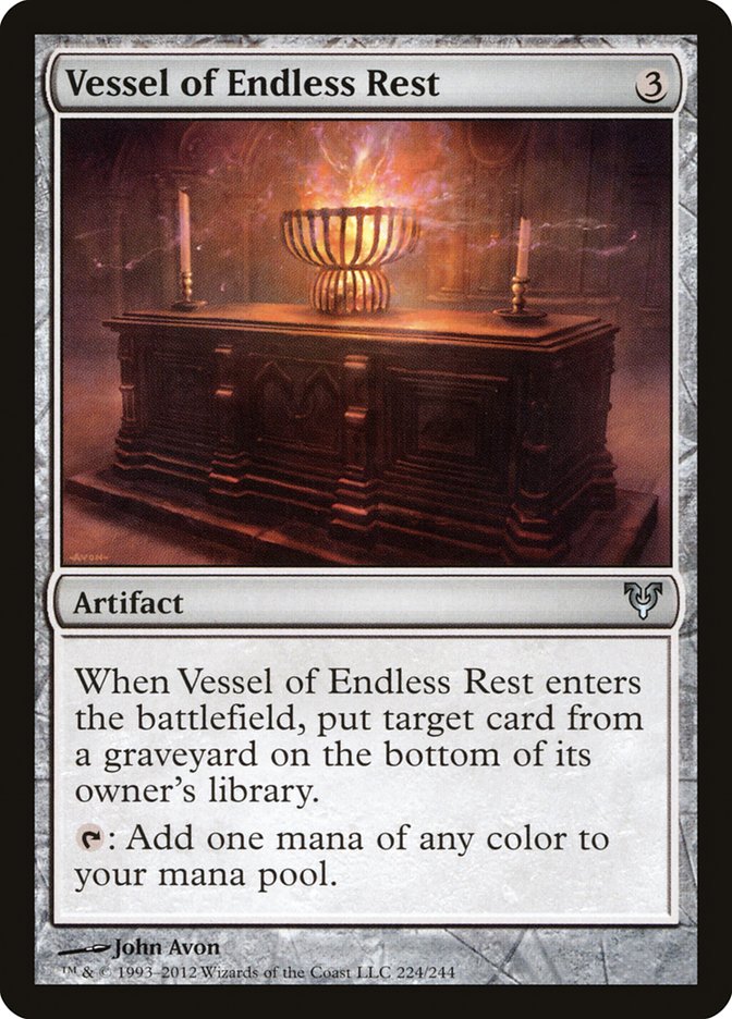 Magic the Gathering Card - Vessel of Endless Rest - MTG Circle