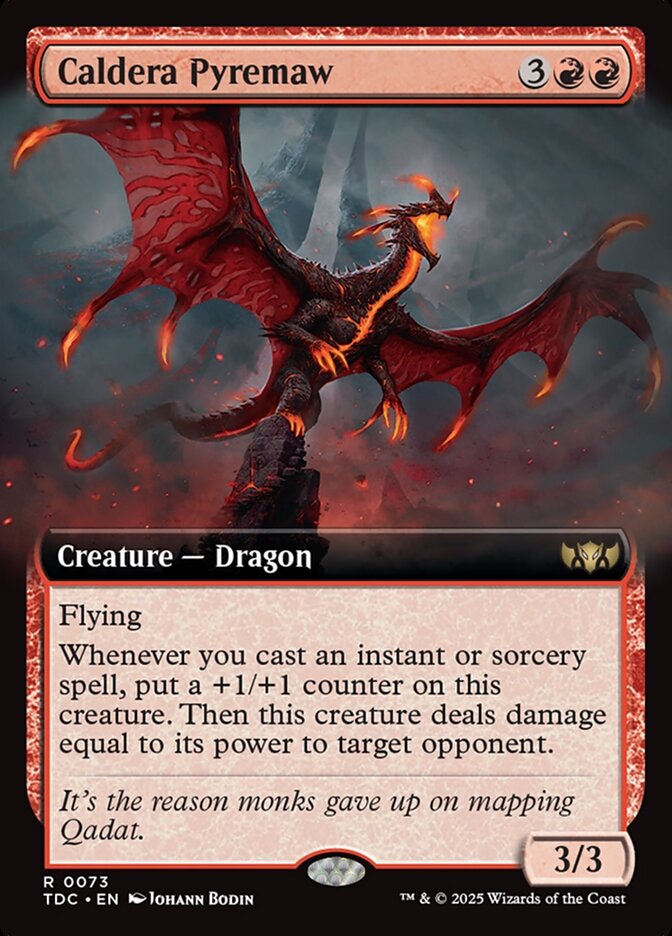 Magic the Gathering Card - Caldera Pyremaw - MTG Circle