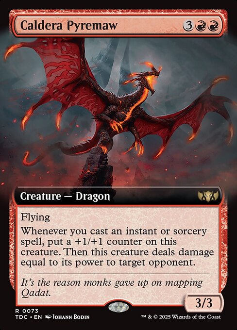 Magic the Gathering Card - Caldera Pyremaw - MTG Circle