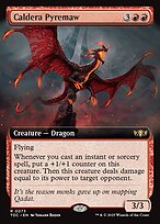 Magic the Gathering Card - Caldera Pyremaw - MTG Circle