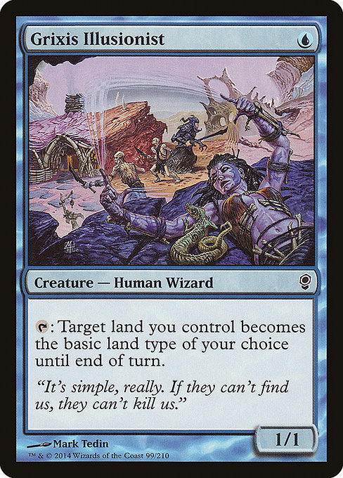 Magic the Gathering Card - Grixis Illusionist - MTG Circle