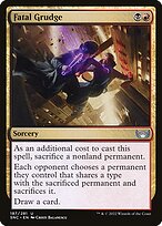 Magic the Gathering Card - Fatal Grudge - MTG Circle