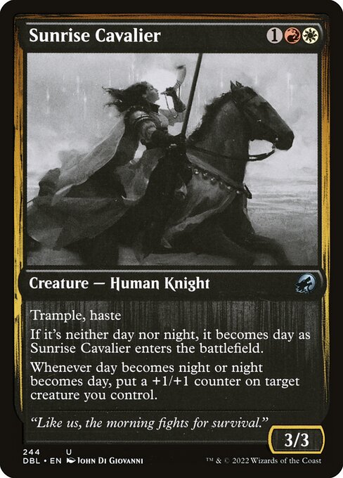 Magic the Gathering Card - Sunrise Cavalier - MTG Circle