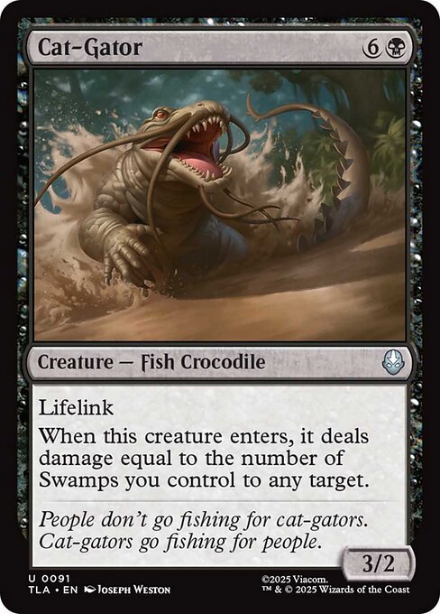 Magic the Gathering Card - Cat-Gator - MTG Circle
