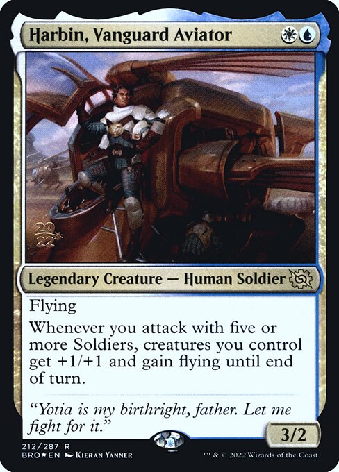 Magic the Gathering Card - Harbin, Vanguard Aviator - MTG Circle