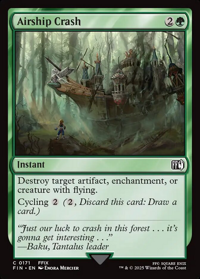 Magic the Gathering Card - Airship Crash - MTG Circle