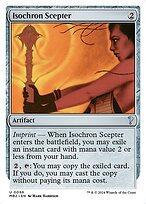 Magic the Gathering Card - Isochron Scepter - MTG Circle