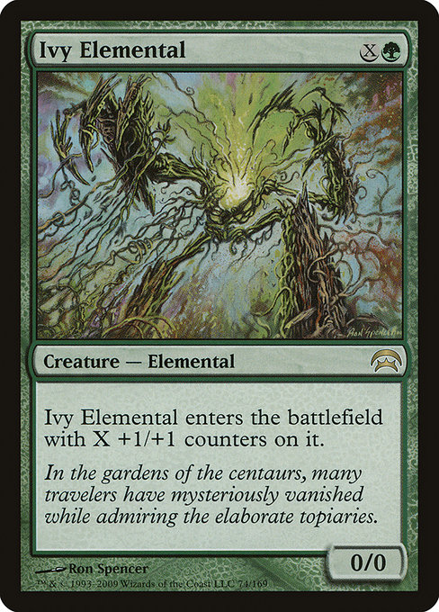 Magic the Gathering Card - Ivy Elemental - MTG Circle