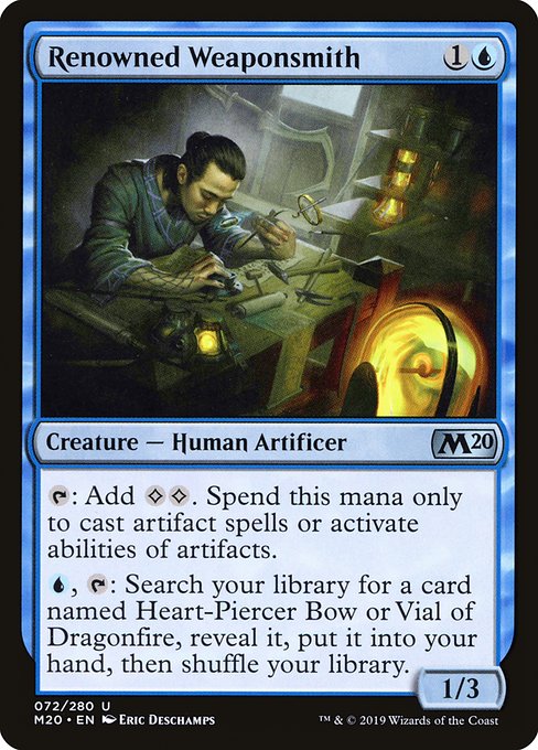 Magic the Gathering Card - Renowned Weaponsmith - MTG Circle