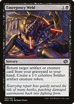 Magic the Gathering Card - Emergency Weld - MTG Circle