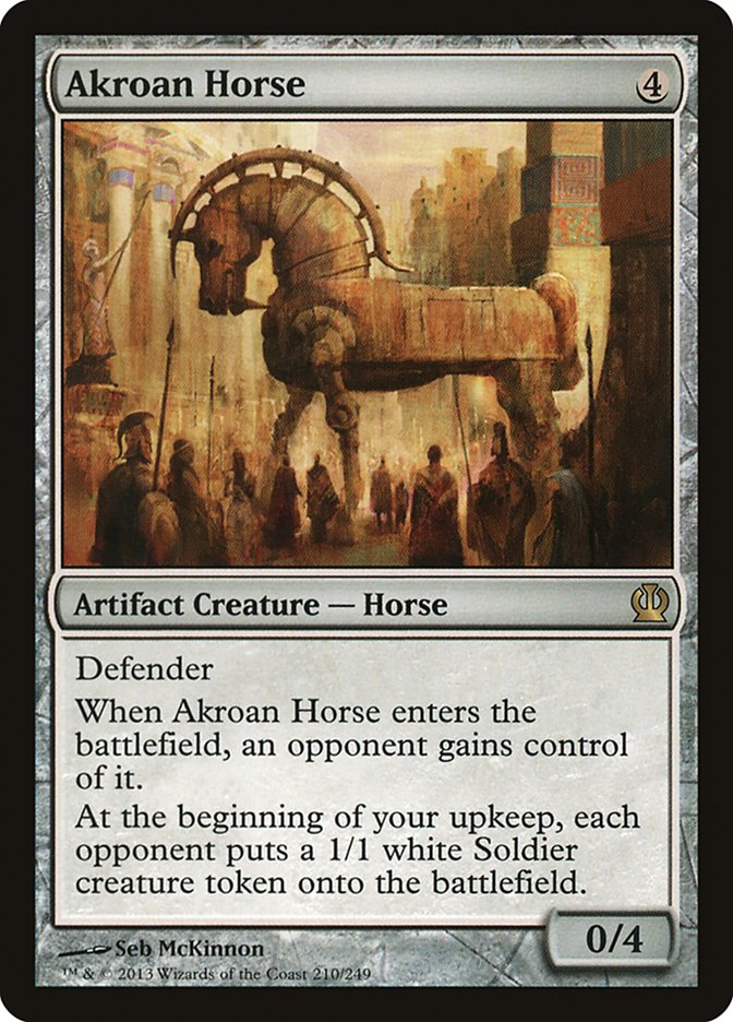 Magic the Gathering Card - Akroan Horse - MTG Circle