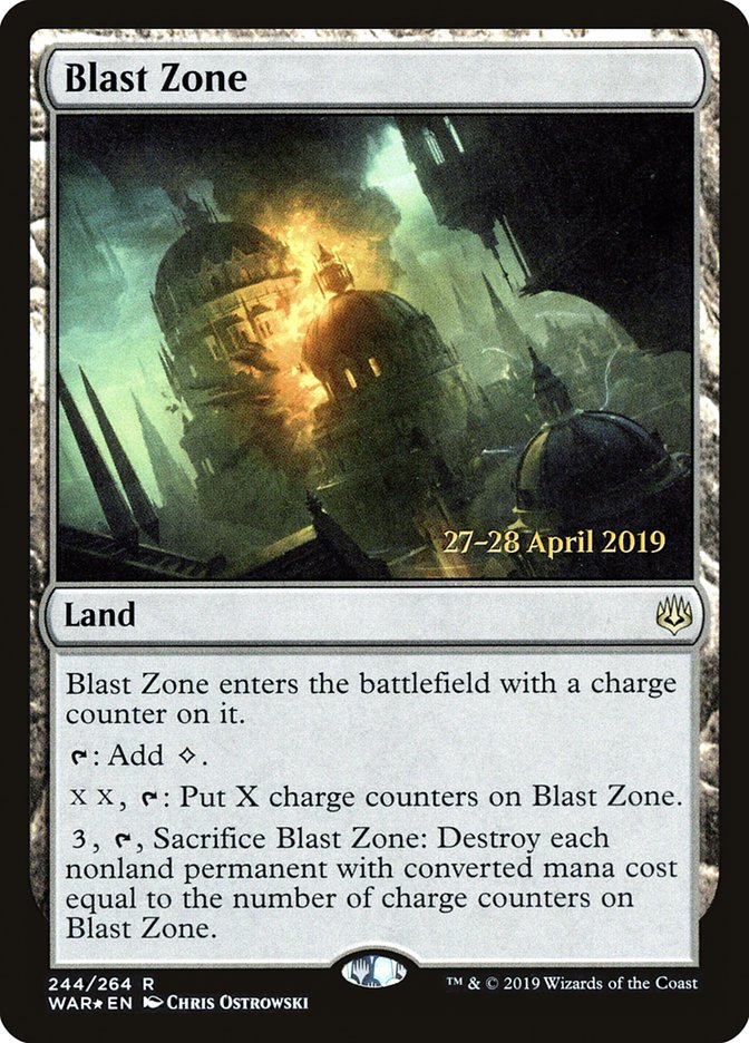 Magic the Gathering Card - Blast Zone - MTG Circle