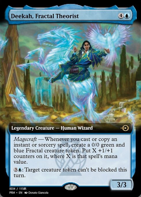 Magic the Gathering Card - Deekah, Fractal Theorist - MTG Circle